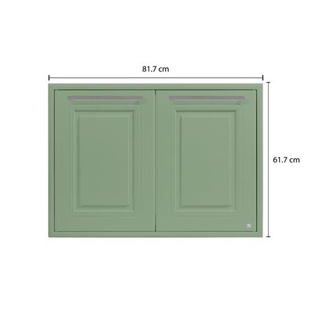 บานใต้เตา KING PLAT-PEARL 81.7X61.7 ซม. สีเขียวพิสตาชิโอ_2