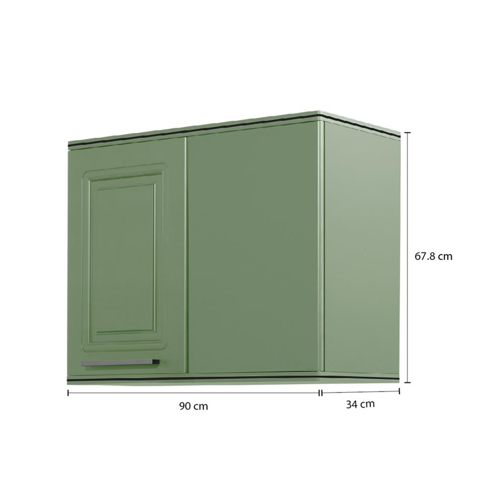 ตู้เข้ามุม KING PLAT-PEARL 90X67.8 ซม. สีเขียวพิสตาชิโอ