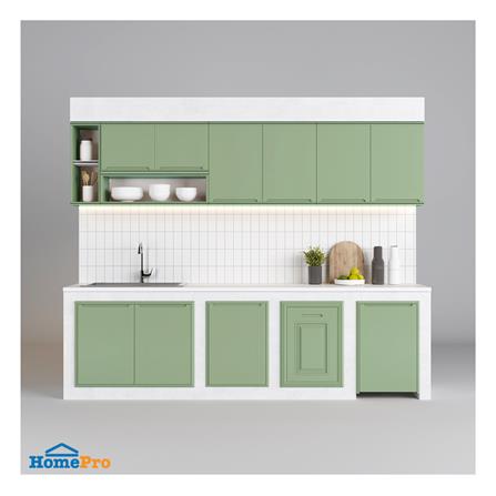 ตู้แขวนเสริม KING PLAT-CURVE 90X42 ซม. สีเขียวพิสตาชิโอ_2