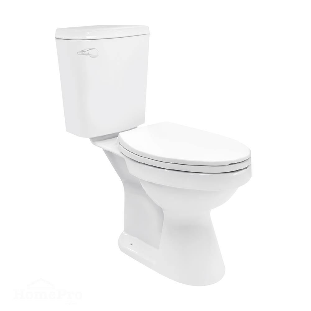 สุขภัณฑ์ 2 ชิ้น COTTO C13457 4.5L สีขาว