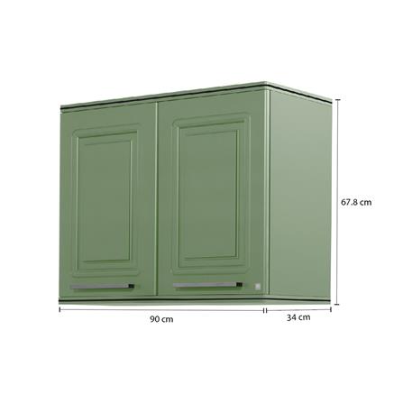 ตู้คู่ KING PLAT-PEARL 90X67.8 ซม. สีเขียวพิสตาชิโอ_5