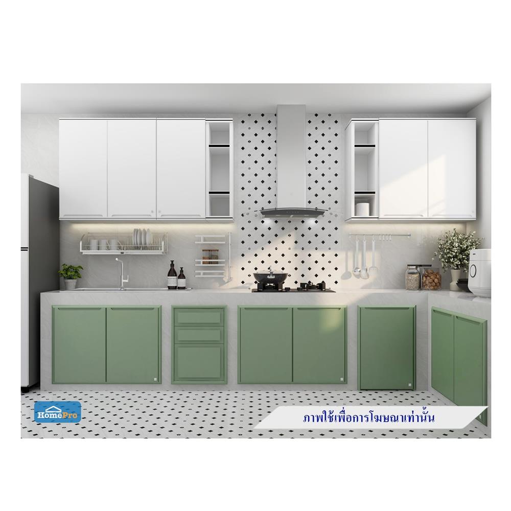 บานซิงค์คู่ KING PLAT-CURVE 96X68.8 ซม. สีเขียวพิสตาชิโอ