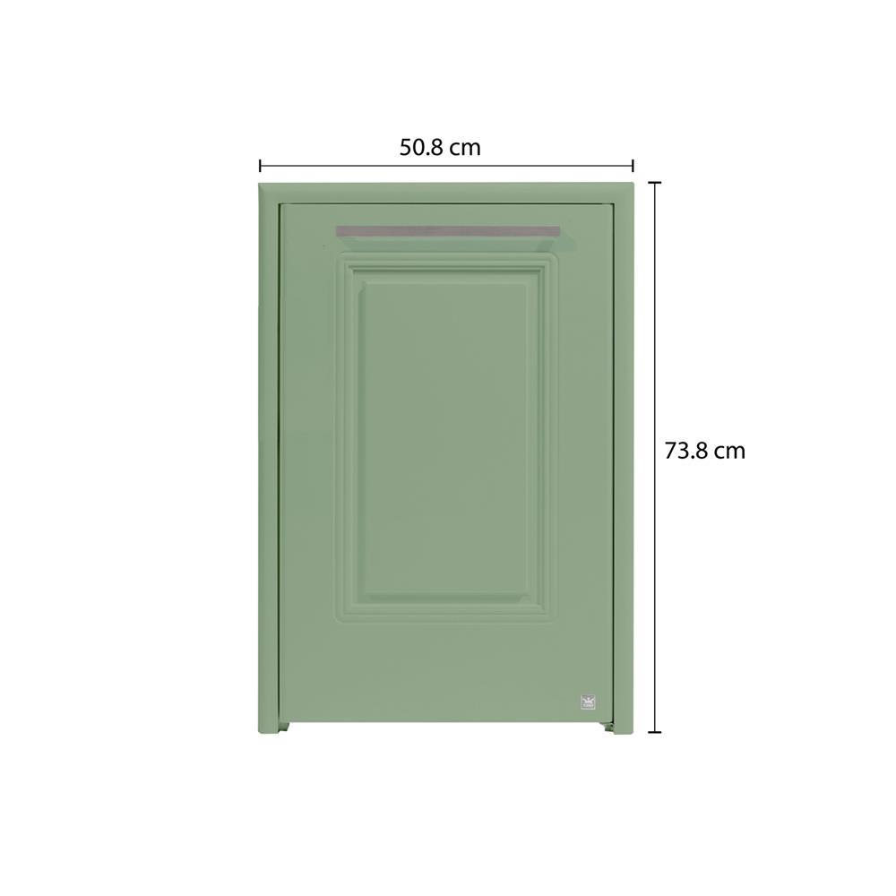 บานถังแก๊ส KING PLAT-PEARL 50.8X73.8 ซม. สีเขียวพิสตาชิโอ