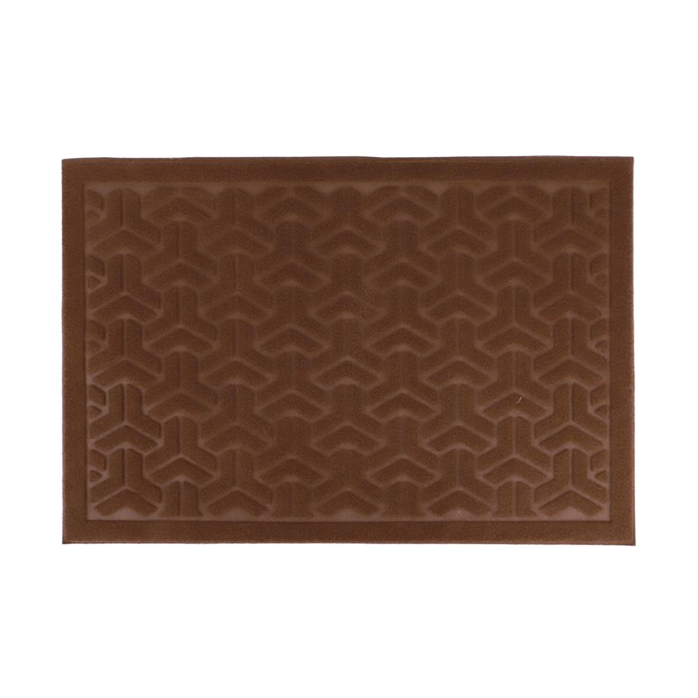 พรมเช็ดเท้าดักฝุ่น ME LIVING MX2093 39X59 ซม. สีน้ำตาล