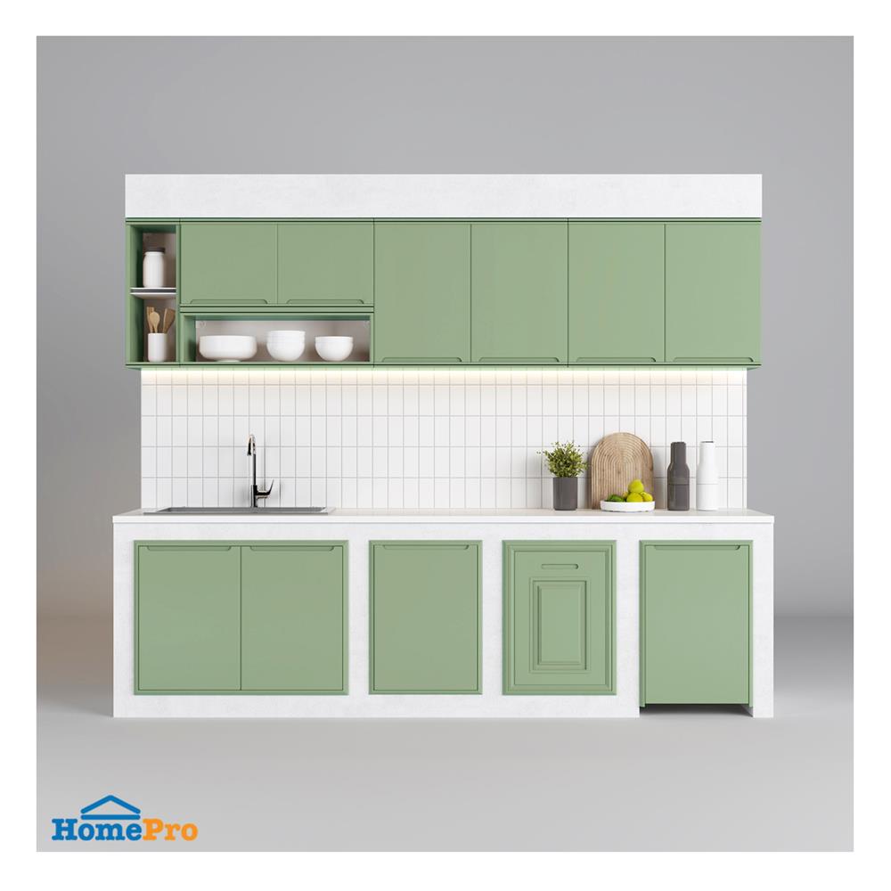 ตู้คู่ KING PLAT-CURVE 90X67.8 ซม. สีเขียวพิสตาชิโอ