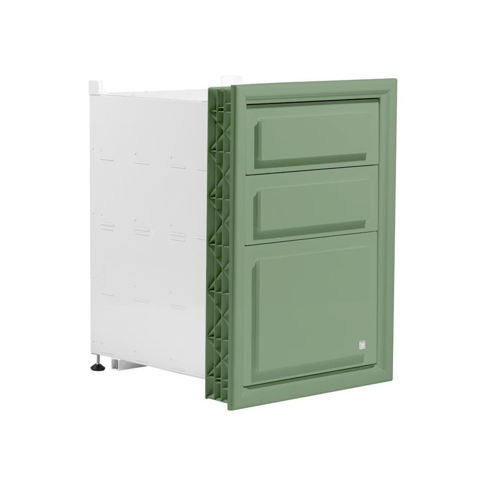 ตู้ลิ้นชัก 3 ชั้น KING PLATINUM 49X68.8 ซม. สีเขียวพิสตาชิโอ