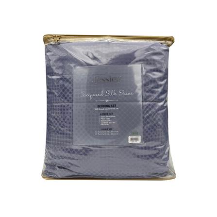 ชุดผ้าปูที่นอน 6 ฟุต 6 ชิ้น JESSICA SILKSHINE 22033QS739_4