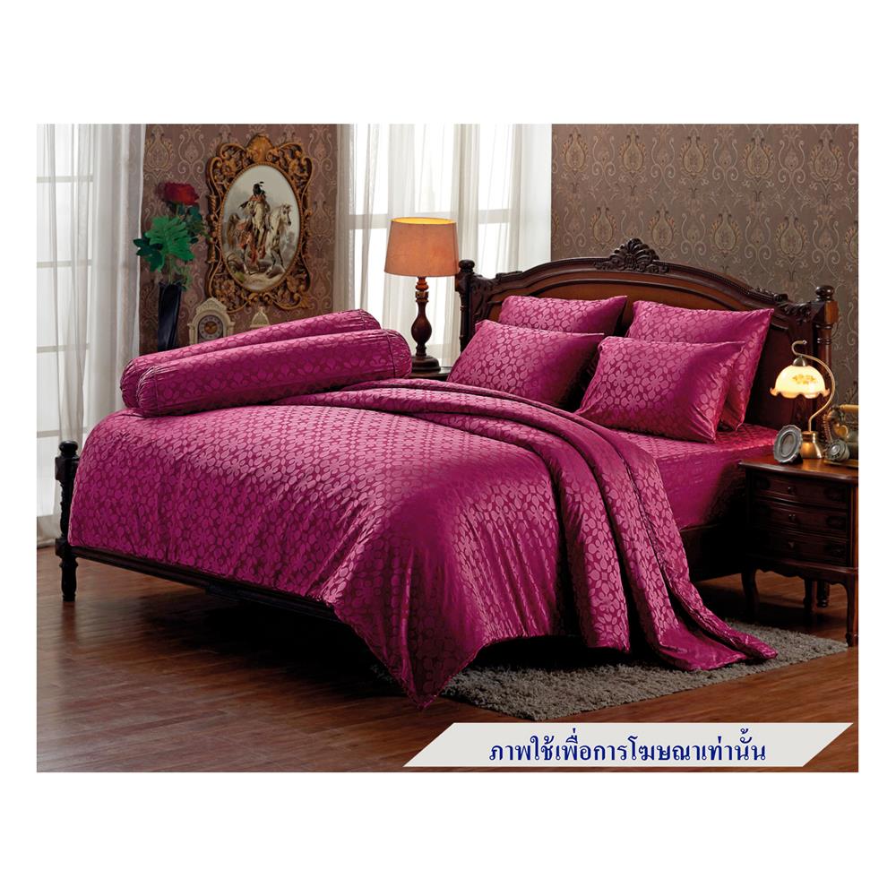ชุดผ้าปูที่นอน 6 ฟุต 6 ชิ้น JESSICA SILKSHINE 22033QS737