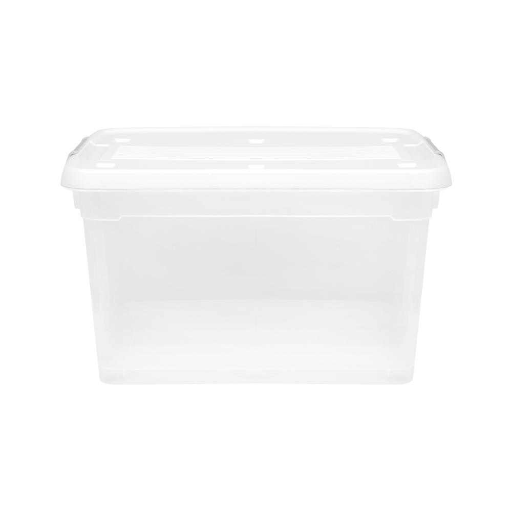 กล่องเก็บของ STACKO 6645 100 ลิตร 73x49x43 ซม. สีขาว