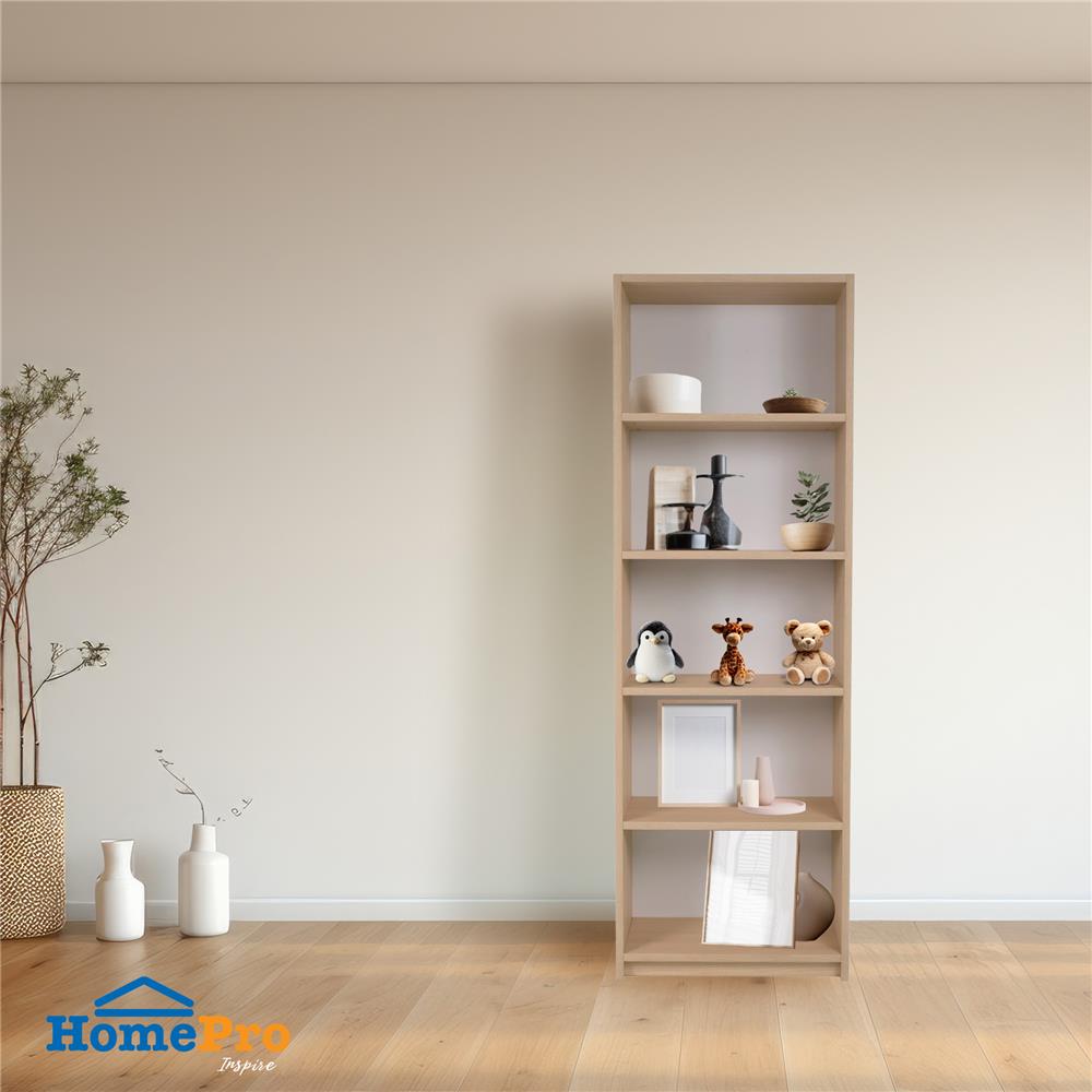 ชั้นวางของทึบ 5 ช่อง FURDINI HPN-12 สี WHITE OAK/ขาว