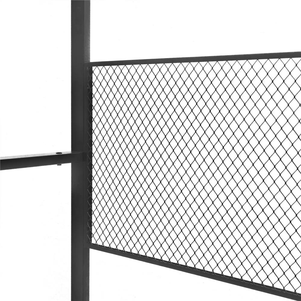 ตู้เสื้อผ้า 1 ราวแขวน FURDINI PLANK 120 ซม. สีน้ำตาล/ดำ