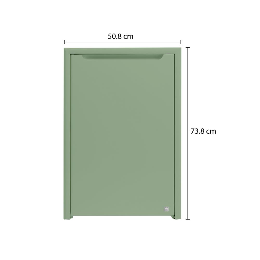 บานถังแก๊ส KING PLAT-CURVE 50.8X73.6 ซม. สีเขียวพิสตาชิโอ