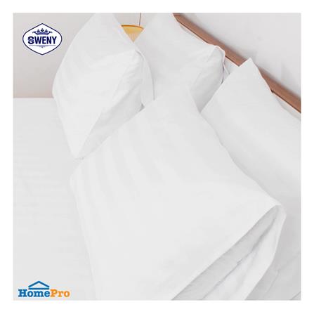ปลอกหมอนหนุน SWENY HOTEL 250T STRIPE สีขาว_3