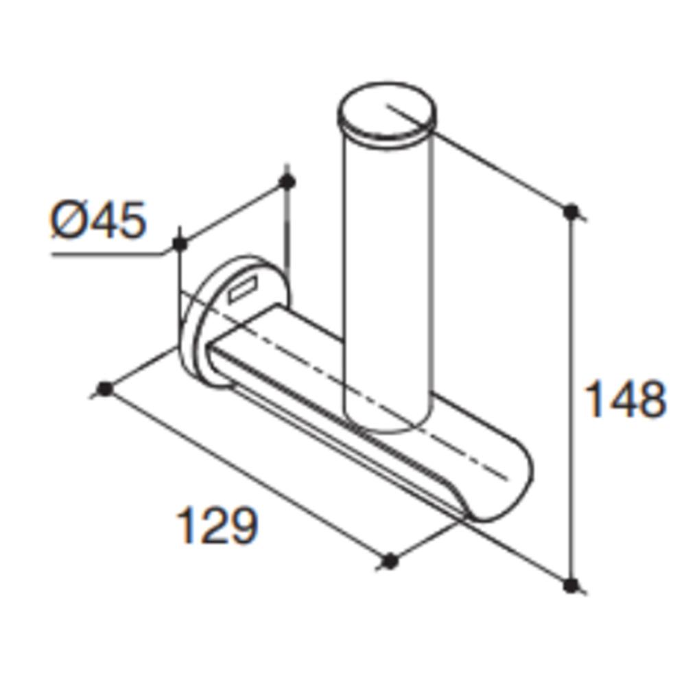 ที่ใส่กระดาษ KOHLER K-97502T-AF สีทอง