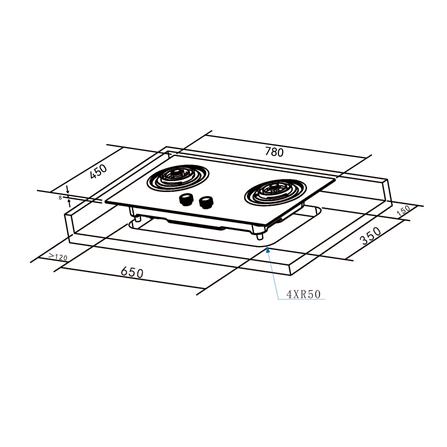 เตาฝังแก๊ส HAFELE HALENE 78 ซม._6