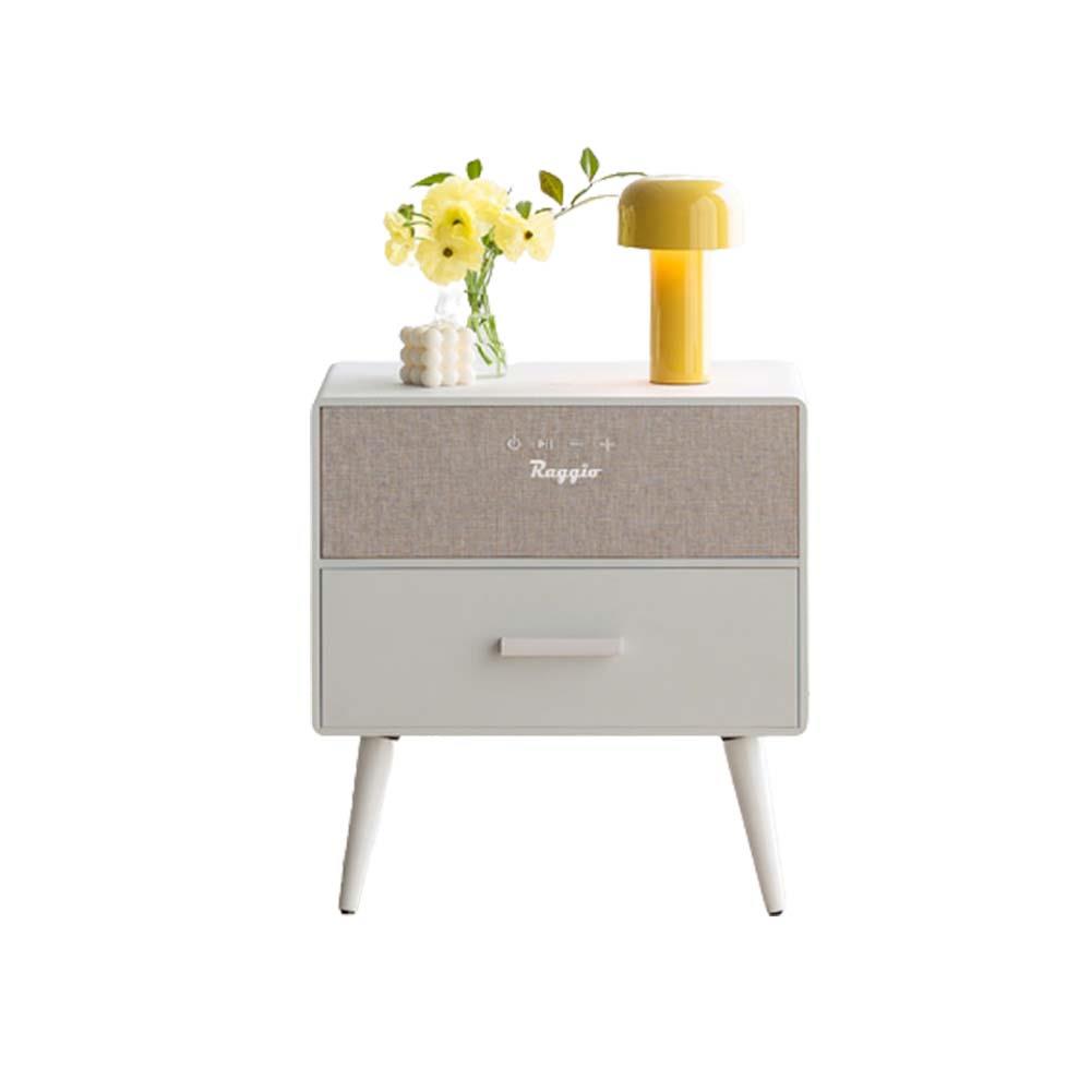 โต๊ะข้างอัจฉริยะ RAGGIO STN-480 สีขาว