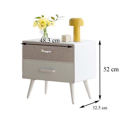 โต๊ะข้างอัจฉริยะ RAGGIO STN-480 สีขาว_5