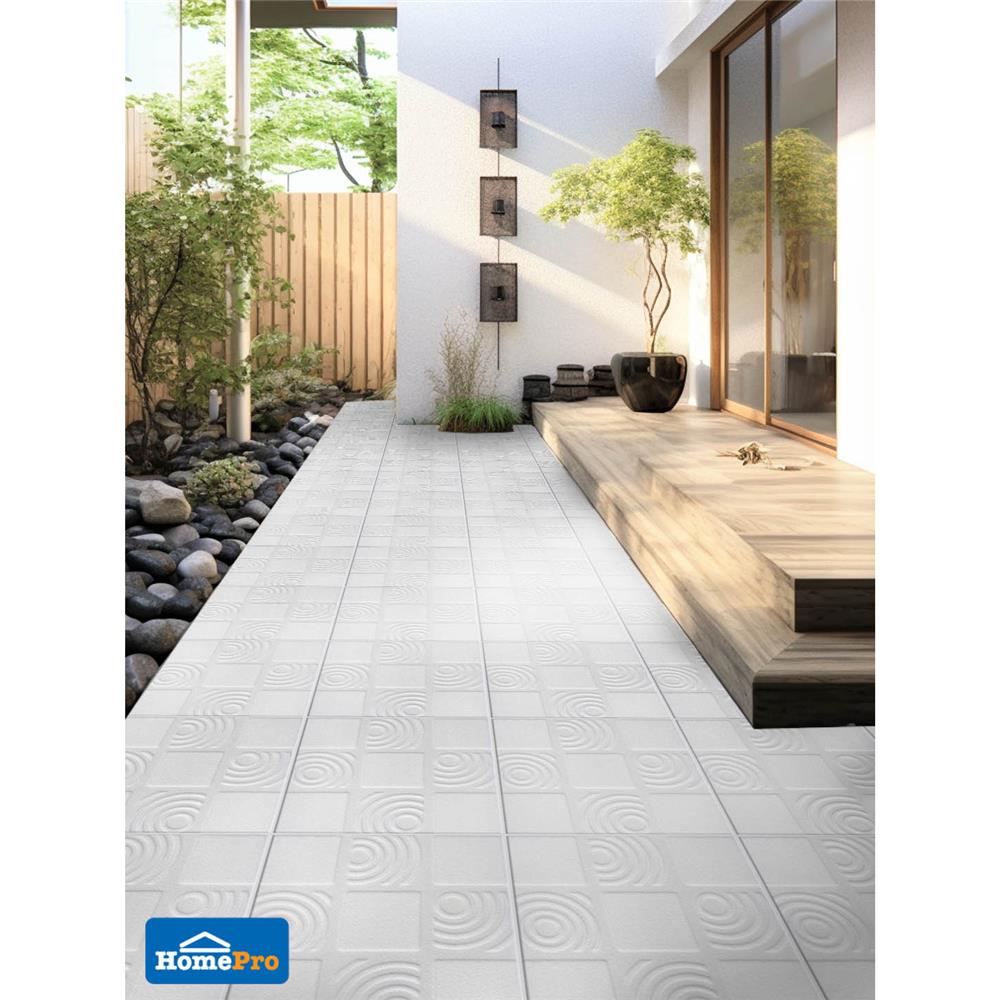 กระเบื้องพื้น 8x8 นิ้ว DURAGRES อลาโน่ ขาว A 1 ตร.ม.