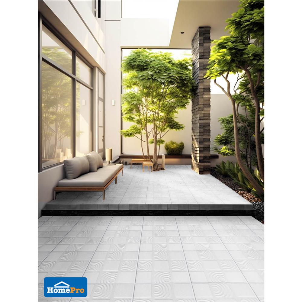 กระเบื้องพื้น 8x8 นิ้ว DURAGRES อลาโน่ ขาว A 1 ตร.ม.