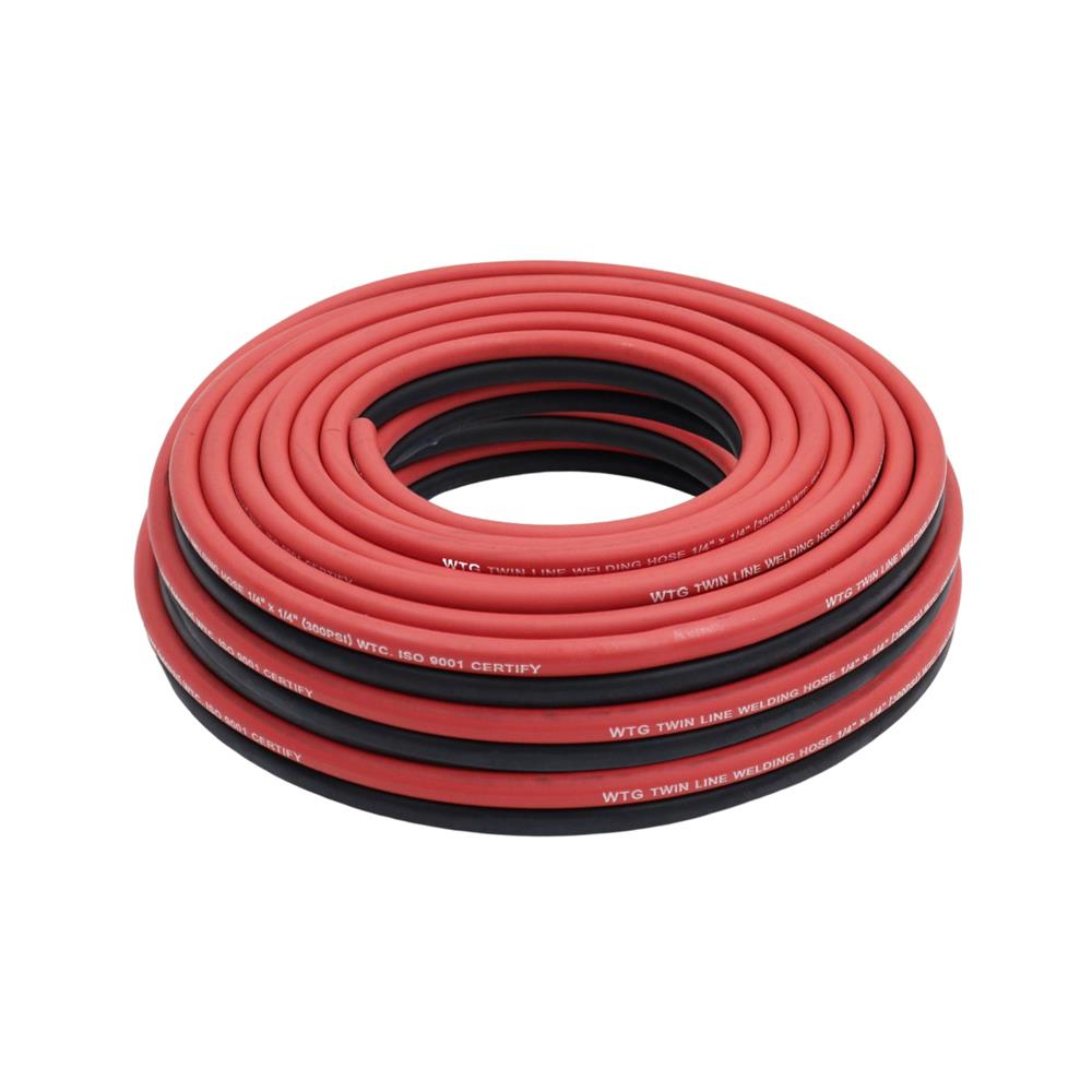 สายลมคู่ KOVET WTG 1/4X15 ม. สีดำ-แดง