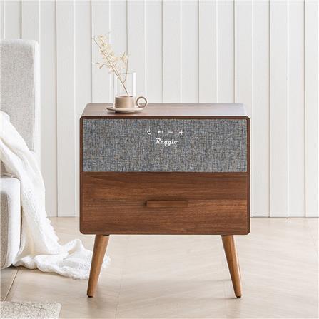 โต๊ะข้างอัจฉริยะ RAGGIO STN-480 สีวอลนัท_3