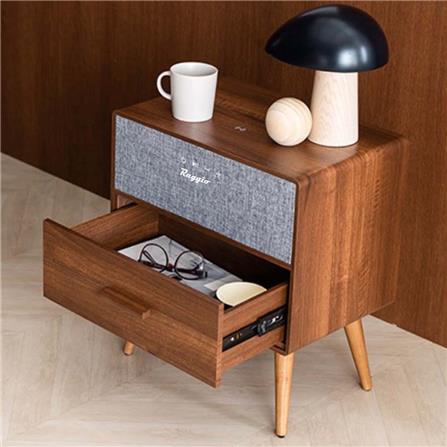 โต๊ะข้างอัจฉริยะ RAGGIO STN-480 สีวอลนัท_4