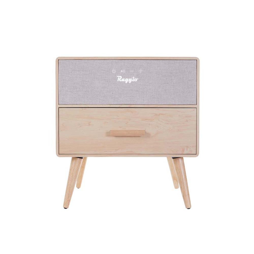 โต๊ะข้างอัจฉริยะ RAGGIO STN-480 สีน้ำตาล_1