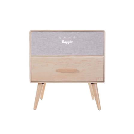 โต๊ะข้างอัจฉริยะ RAGGIO STN-480 สีน้ำตาล