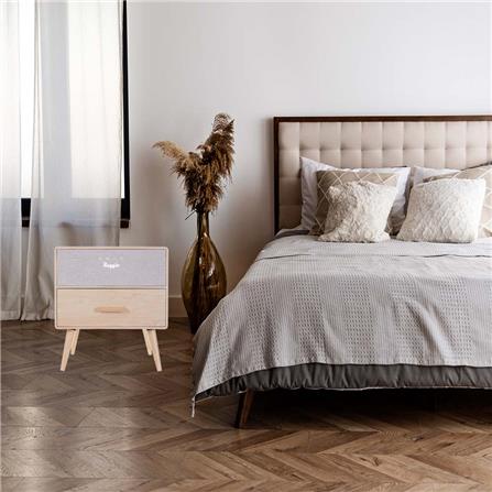 โต๊ะข้างอัจฉริยะ RAGGIO STN-480 สีน้ำตาล_3