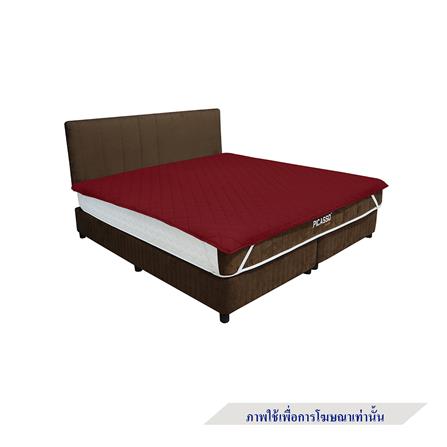ผ้ารองกันเปื้อน TWIN SIZE PICASSO SMILE สี DARK RED_3