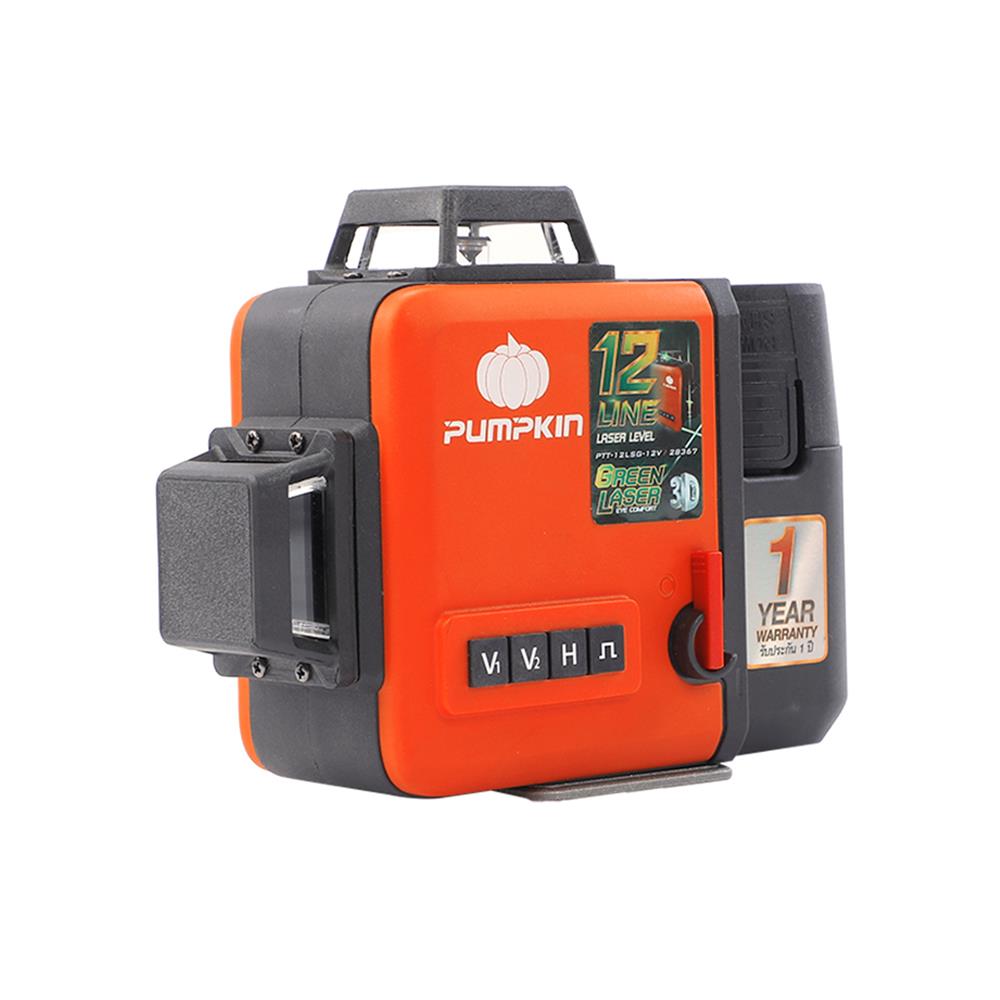 เครื่องวัดระดับเลเซอร์ PUMPKIN PTT-12LSG-12V 12 เส้น แสงสีเขียว