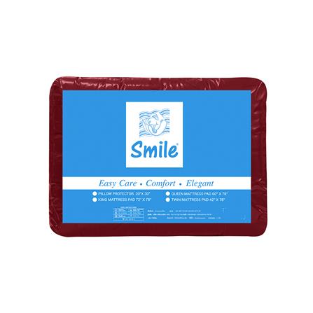 ผ้ารองกันเปื้อน KING SIZE PICASSO SMILE สี DARK RED_5