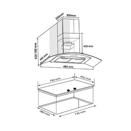 เตาฝัง+เครื่องดูดควัน AXIA SBL76-2G+HERO KNIGHT90_3