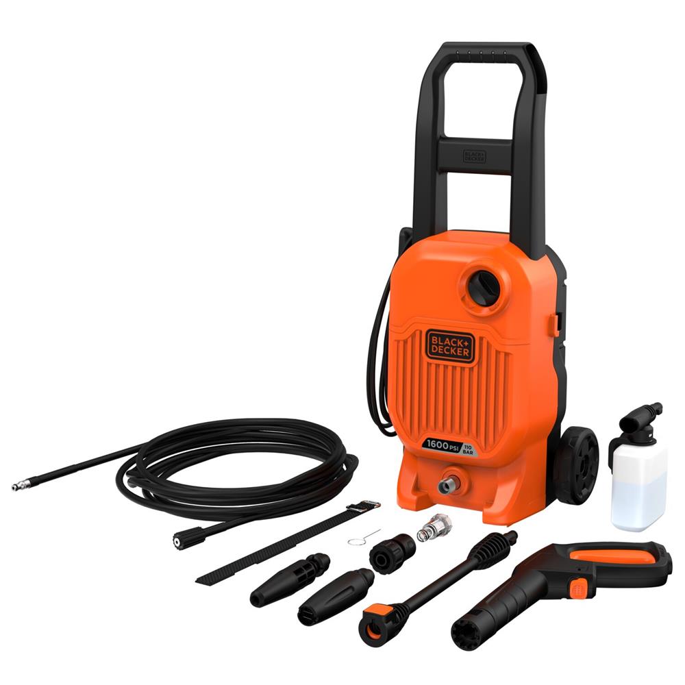 เครื่องฉีดน้ำ BLACK&DECKER BEPW1600LTH-B1 110 บาร์ 1400 วัตต์ (สูง)