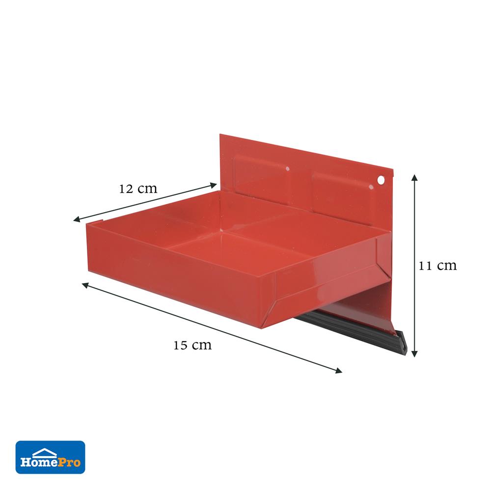 ถาดเครื่องมือแม่เหล็ก MATALL 6 นิ้ว สีแดง