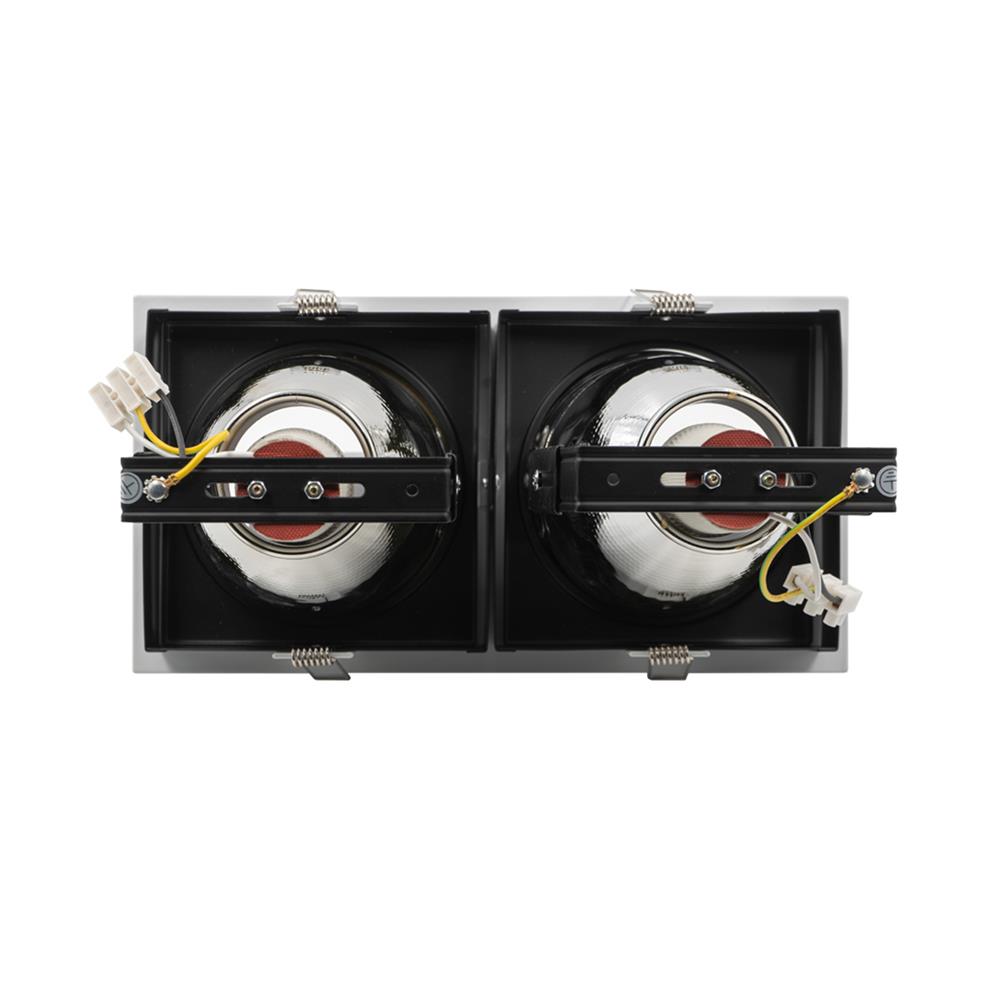 ดาวน์ไลท์ BEC DJ926-2L/WH สีขาว 12 นิ้ว เหลี่ยม