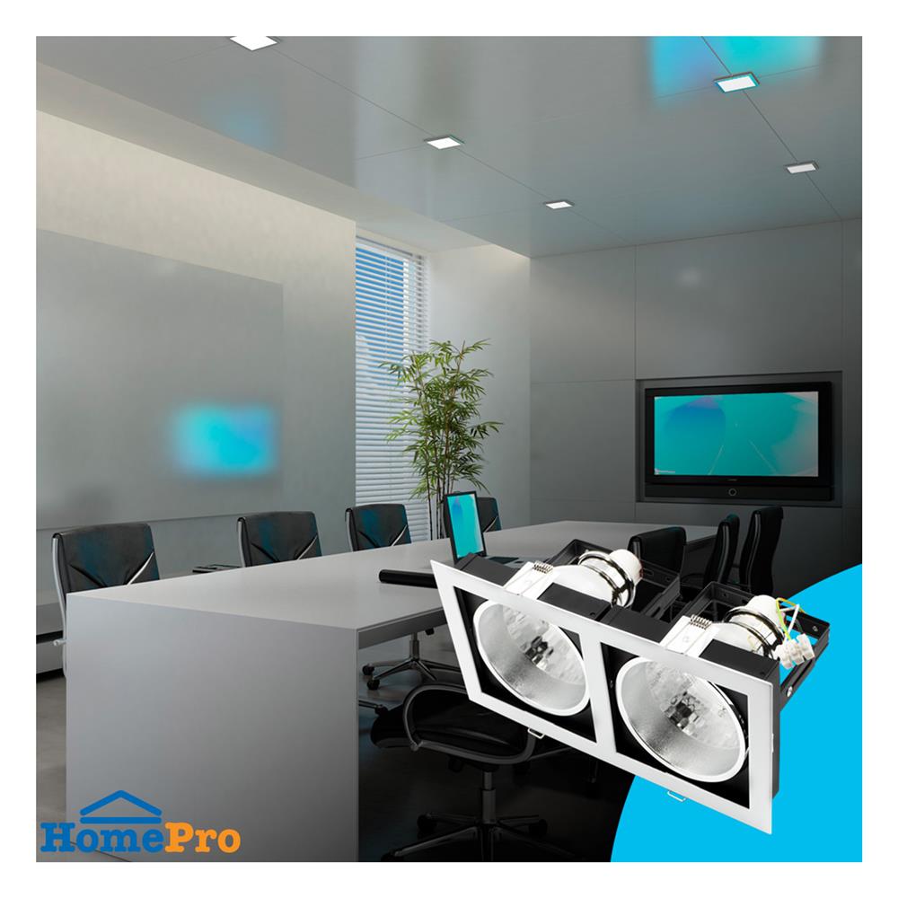 ดาวน์ไลท์ BEC DJ926-2L/WH สีขาว 12 นิ้ว เหลี่ยม