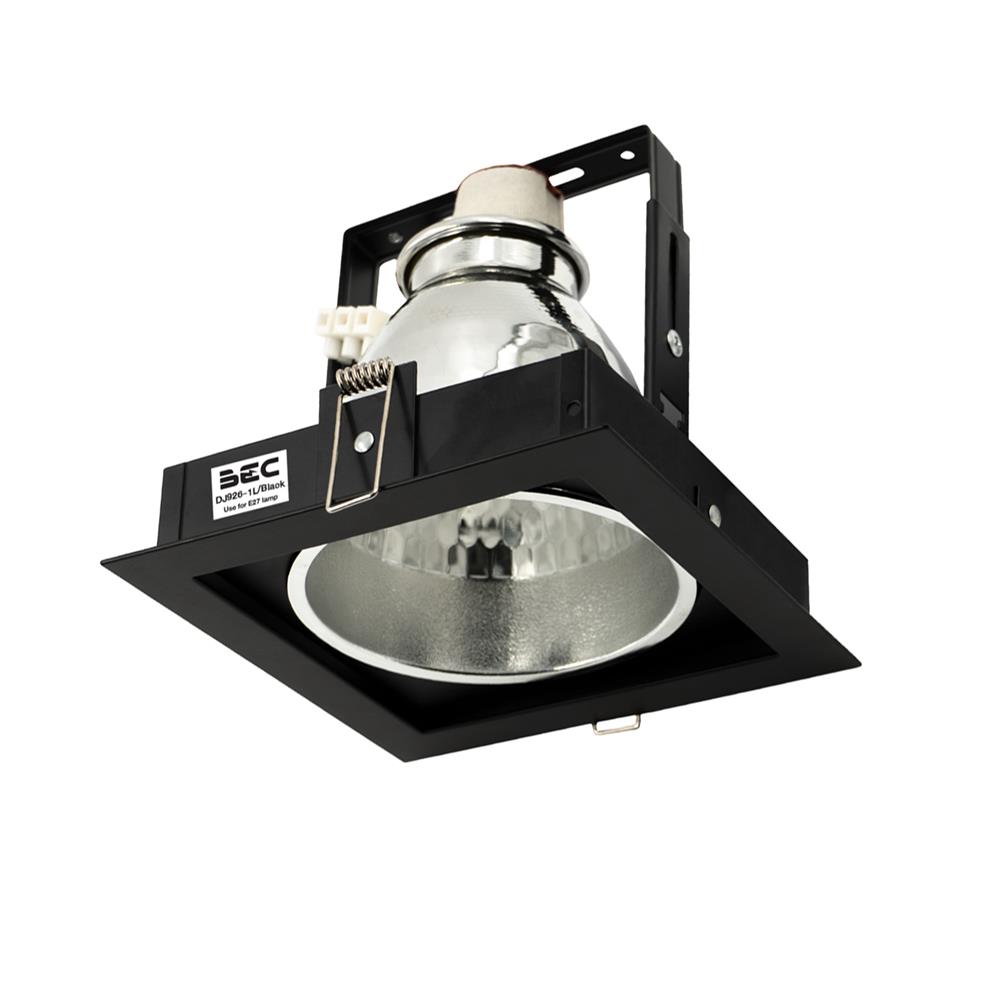 ดาวน์ไลท์ BEC DJ926-1L/BK 6 นิ้ว สีดำ เหลี่ยม