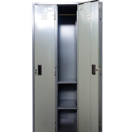 ตู้ล็อกเกอร์ 3 ประตู SURE LK-003 สีเทา/ครีม_2