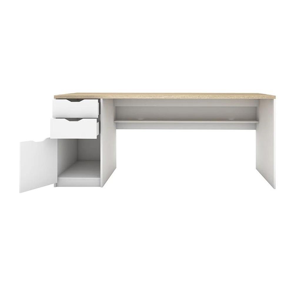 โต๊ะทำงานไม้ KONCEPT KC-PLAY GAMO 19211910 สีลินด์เบิร์กโอ๊ค/ขาว