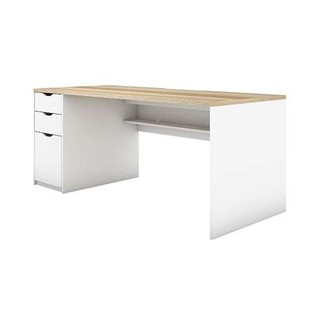 โต๊ะทำงานไม้ KONCEPT KC-PLAY GAMO 19211910 สีลินด์เบิร์กโอ๊ค/ขาว