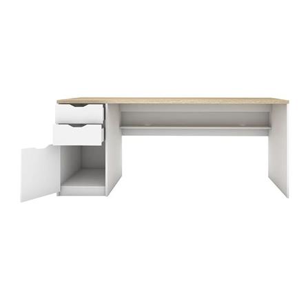 โต๊ะทำงานไม้ KONCEPT KC-PLAY GAMO 19211910 สีลินด์เบิร์กโอ๊ค/ขาว_2