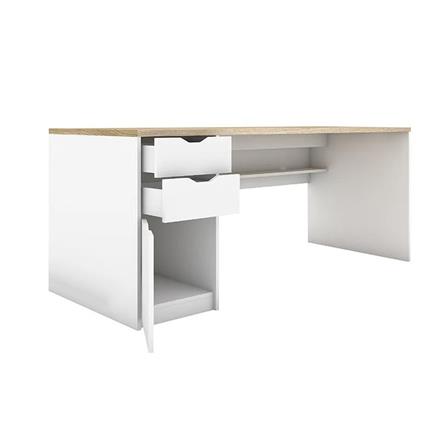 โต๊ะทำงานไม้ KONCEPT KC-PLAY GAMO 19211910 สีลินด์เบิร์กโอ๊ค/ขาว_4