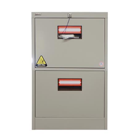 ตู้เอกสารเหล็กสูง 2 ลิ้นชัก SURE FC-202 ครีม_1