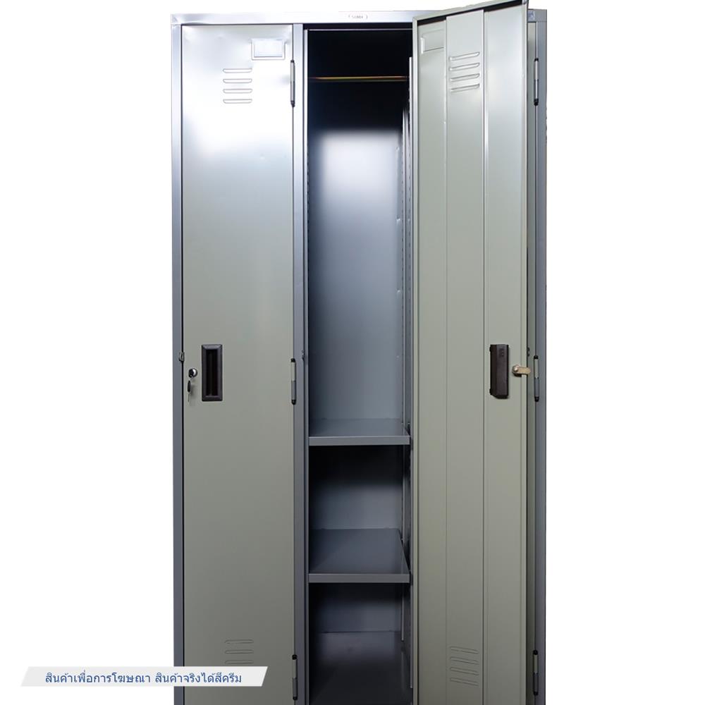 ตู้ล็อกเกอร์ 3 ประตู SURE LK-003 สีครีม