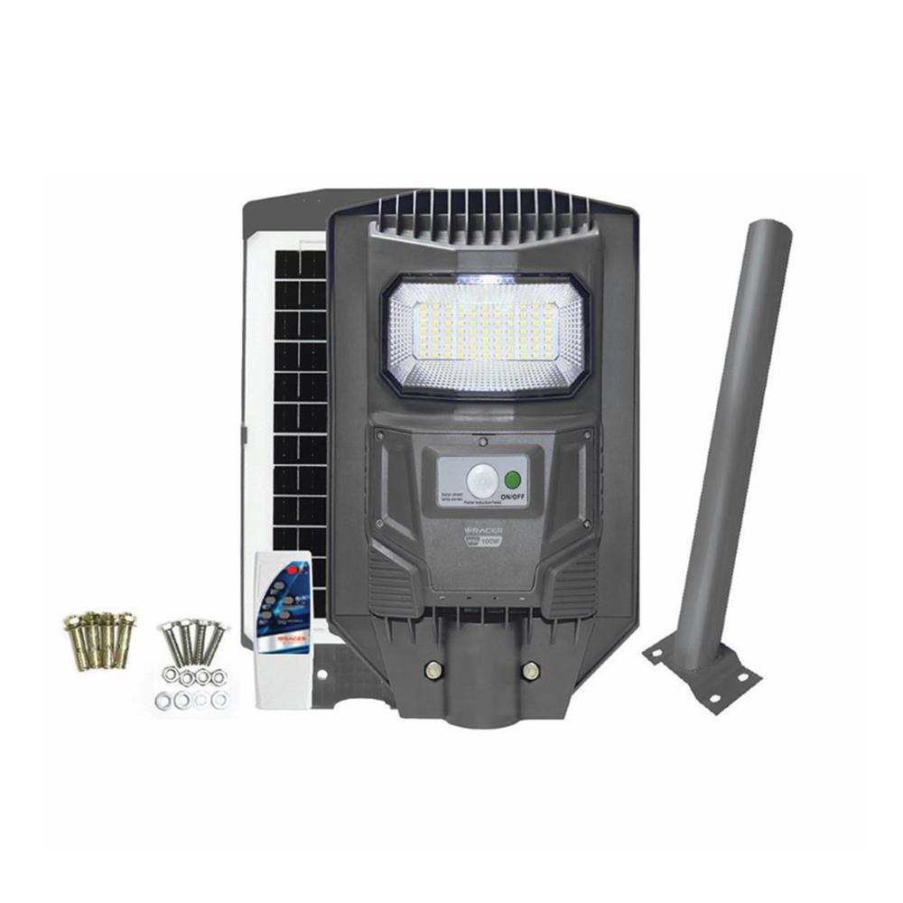 ไฟถนน SOLAR RACER STREET LIGHT 100 วัตต์ DAYLIGHT สีเทา