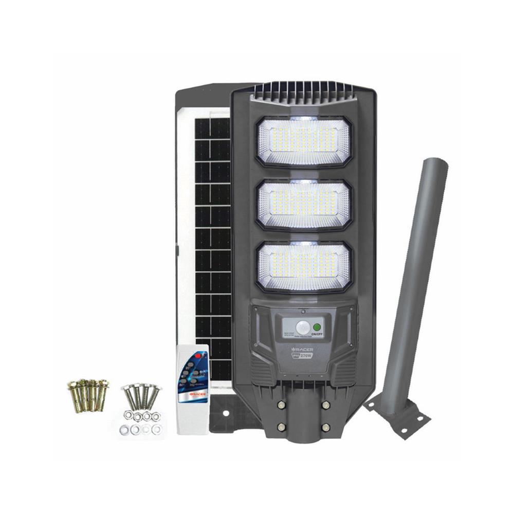 ไฟถนน SOLAR RACER STREET LIGHT 270 วัตต์ DAYLIGHT สีเทา