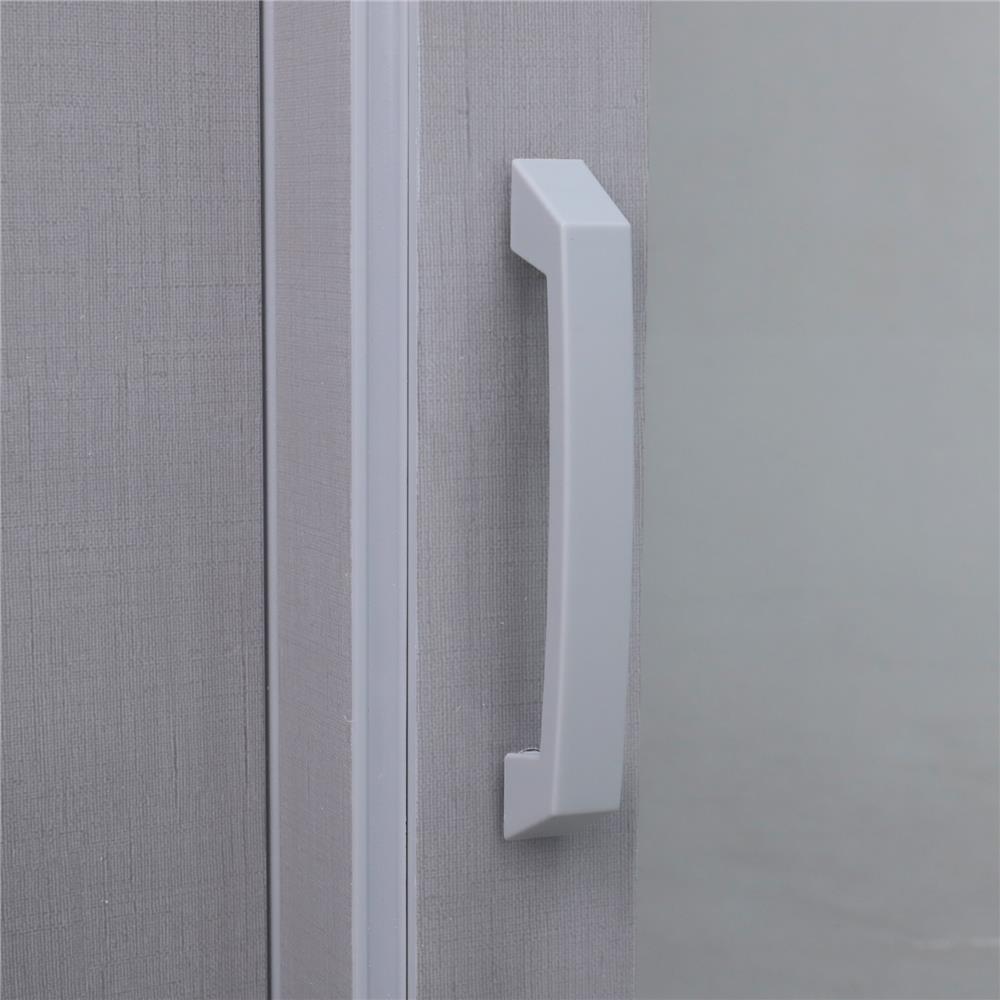 ฉากกั้นห้องแบบทึบ DIY ME LIVING WC 10 100X200 ซม. สีเทา