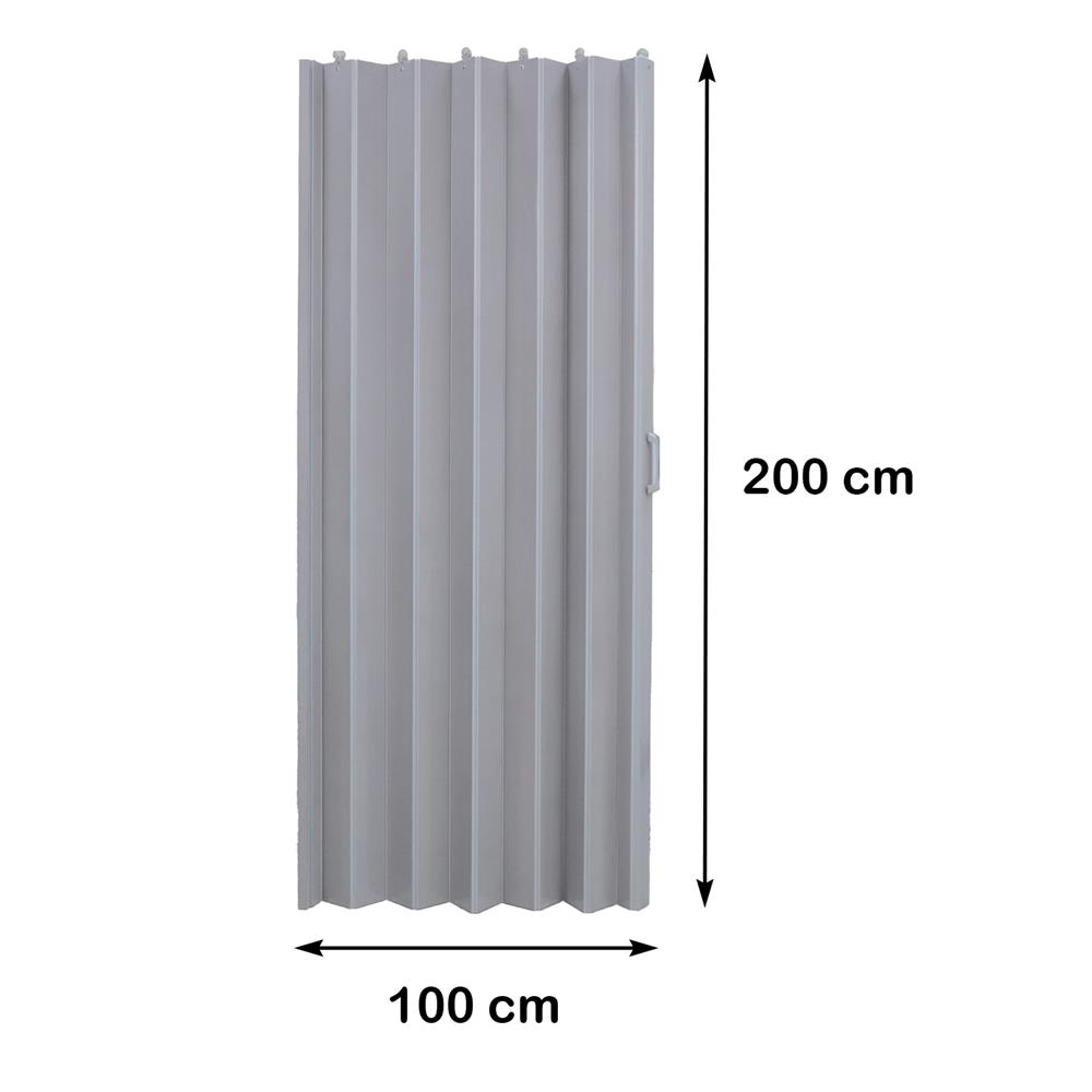 ฉากกั้นห้องแบบทึบ DIY ME LIVING WC 10 100X200 ซม. สีเทา