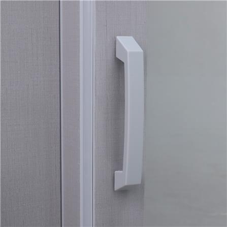 ฉากกั้นห้องแบบทึบ DIY ME LIVING WC 10 100X200 ซม. สีเทา_1